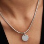 Pandora Engravable Lab-Grown Diamond Tag Pendant Pandora Engravable Lab-Grown Diamond Tag Pendant