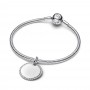 Pandora Engravable Round Tag Pendant Pandora Engravable Round Tag Pendant