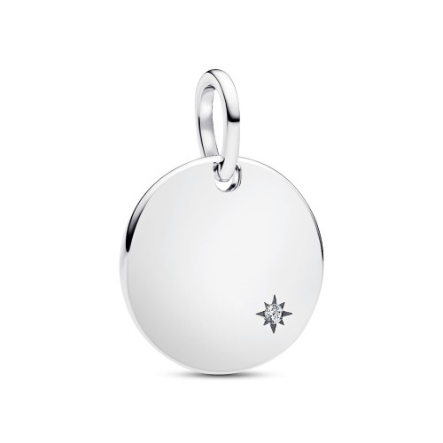 Pandora Engravable Lab-Grown Diamond Tag Pendant Pandora Engravable Lab-Grown Diamond Tag Pendant