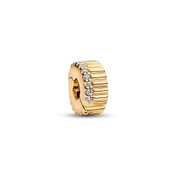 Pandora Ribbed Clip Charm Pandora Ribbed Clip Charm