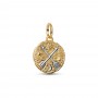Pandora Crossing Arrows Medallion Charm Pandora Crossing Arrows Medallion Charm