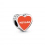 Pandora Nevada Heart Charm