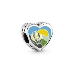 Pandora Iowa Heart Charm