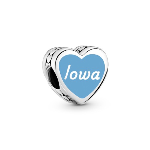 Pandora Iowa Heart Charm