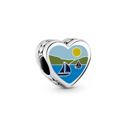 Pandora Michigan Heart Charm