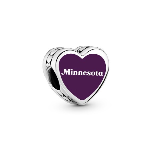 Pandora Minnesota Heart Charm