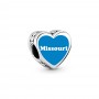 Pandora Missouri Heart Charm