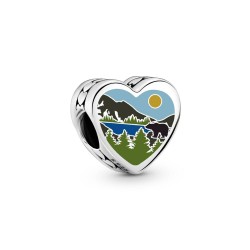 Pandora West Virginia Heart Charm