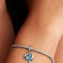 Pandora Blue Murano Glass Dolphins Dangle Charm Pandora Blue Murano Glass Dolphins Dangle Charm