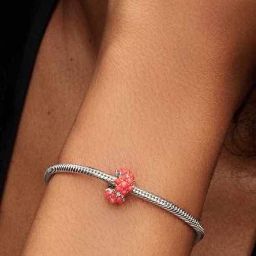 Pandora Coral-colored Ocean Charm Pandora Coral-colored Ocean Charm