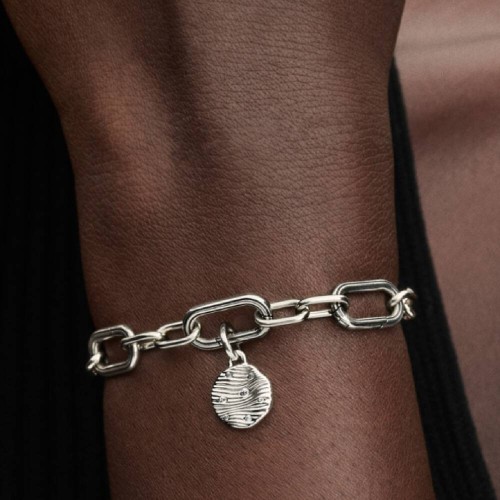 Pandora Engravable Mini Medallion Charm Pandora Engravable Mini Medallion Charm