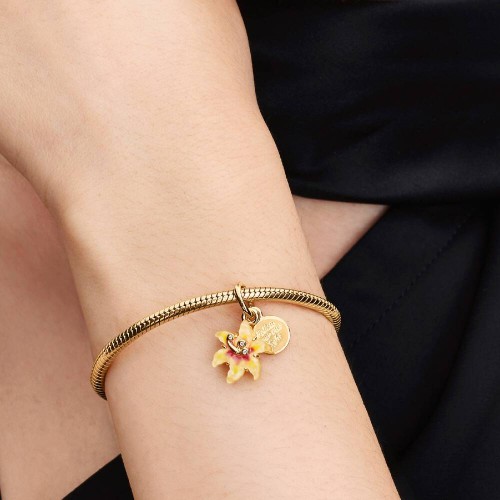 Pandora Disney Tangled Sundrop Flower Glow-in-the-dark Charm Pandora Disney Tangled Sundrop Flower Glow-in-the-dark Charm