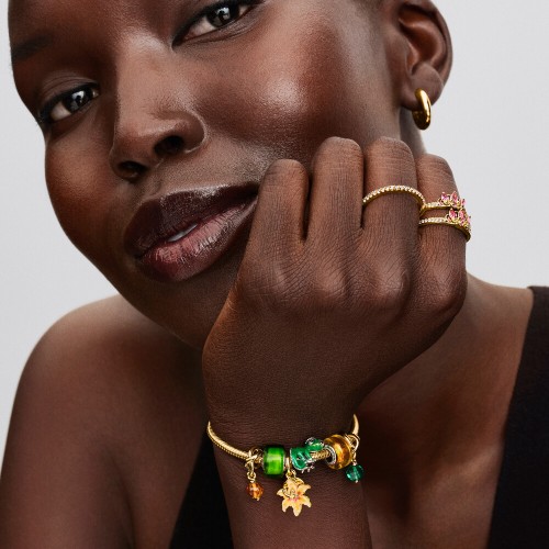 Pandora Disney Tangled Sundrop Flower Glow-in-the-dark Charm Pandora Disney Tangled Sundrop Flower Glow-in-the-dark Charm