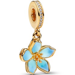 Pandora Blue Blossom Dangle Charm Pandora Blue Blossom Dangle Charm