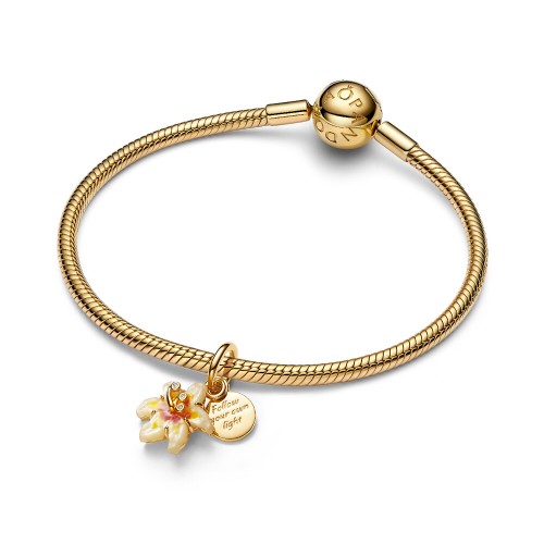 Pandora Disney Tangled Sundrop Flower Glow-in-the-dark Charm Pandora Disney Tangled Sundrop Flower Glow-in-the-dark Charm