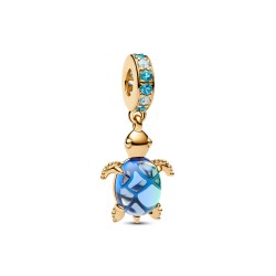 Pandora Sea Turtle Murano Glass Dangle Charm Pandora Sea Turtle Murano Glass Dangle Charm