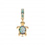 Pandora Sea Turtle Murano Glass Dangle Charm Pandora Sea Turtle Murano Glass Dangle Charm