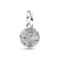 Pandora Engravable Mini Medallion Charm Pandora Engravable Mini Medallion Charm
