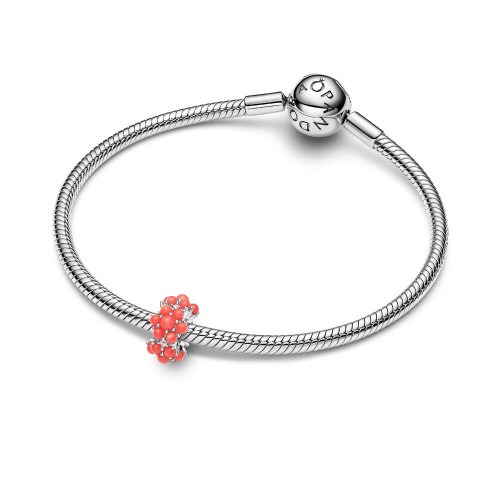 Pandora Coral-colored Ocean Charm Pandora Coral-colored Ocean Charm