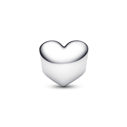 Pandora Engravable White Stone Heart Charm Pandora Engravable White Stone Heart Charm