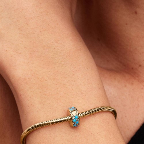 Pandora Aqua Blue Clip Charm