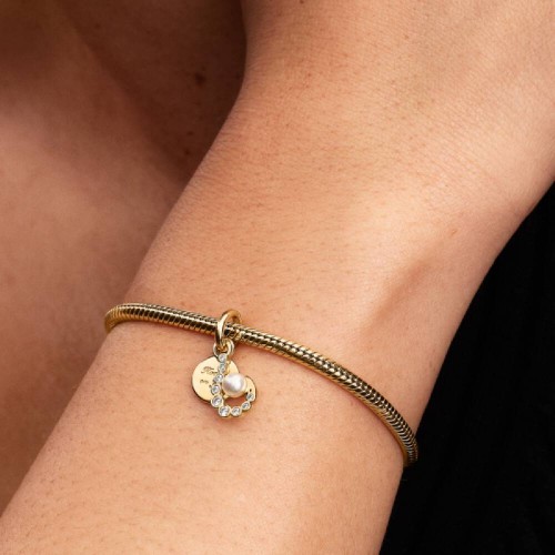 Pandora Hook Double Dangle Charm Pandora Hook Double Dangle Charm