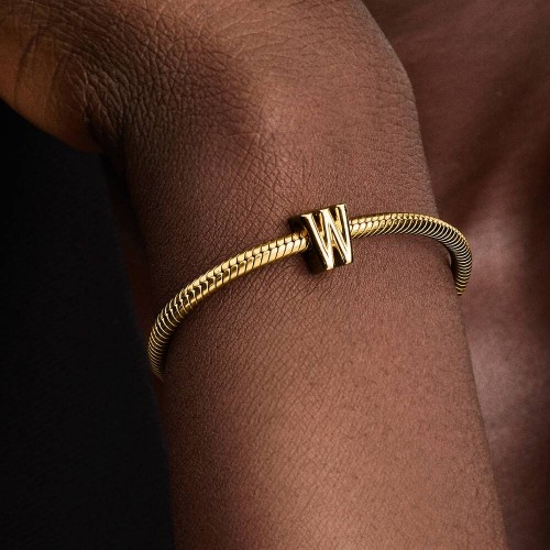 Pandora Letter W Alphabet Charm