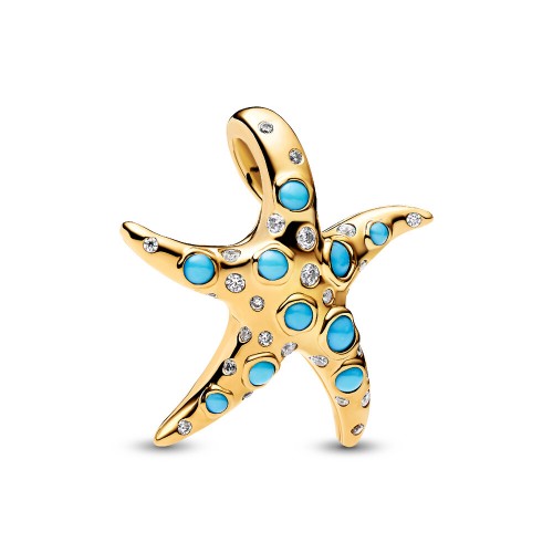 Pandora Sparkling Blue Starfish Dangle Charm