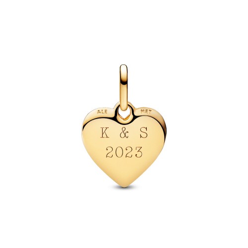 Pandora Engravable Heart Medallion Charm Pandora Engravable Heart Medallion Charm