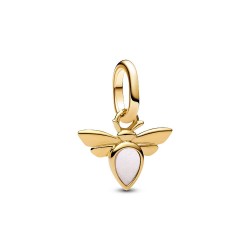 Pandora White Bee Mini Dangle Charm Pandora White Bee Mini Dangle Charm