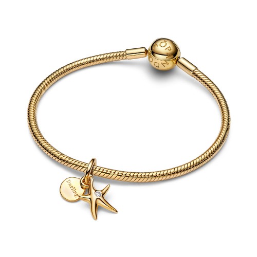 Pandora Starfish Double Dangle Charm Pandora Starfish Double Dangle Charm