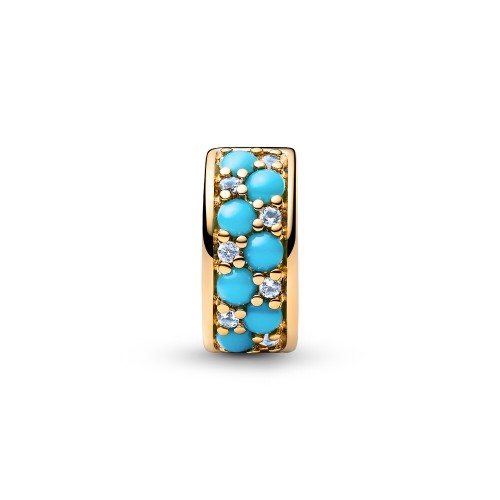 Pandora Aqua Blue Clip Charm