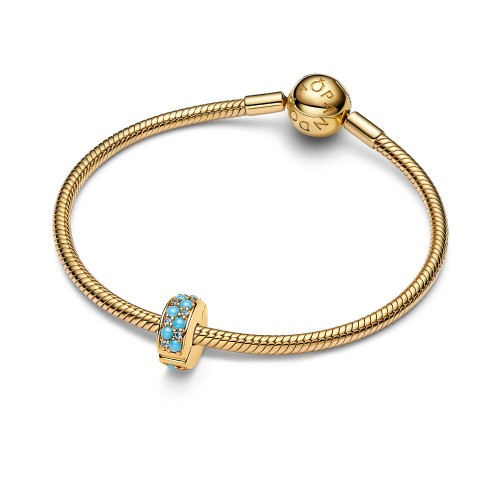Pandora Aqua Blue Clip Charm