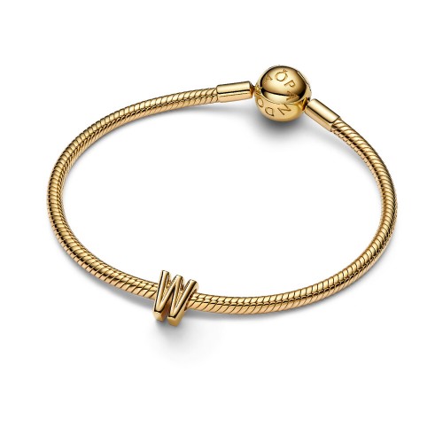 Pandora Letter W Alphabet Charm