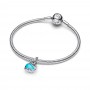 Pandora Turquoise-colored Whale Dangle Charm Pandora Turquoise-colored Whale Dangle Charm