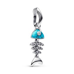 Pandora Turquoise-colored Fishbone Dangle Charm Pandora Turquoise-colored Fishbone Dangle Charm