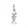 Pandora Turquoise-colored Fishbone Dangle Charm Pandora Turquoise-colored Fishbone Dangle Charm
