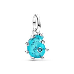 Pandora Blue Murano Glass Sea Snail Dangle Charm Pandora Blue Murano Glass Sea Snail Dangle Charm