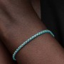 Pandora Blue Cord Snake Chain Bracelet
