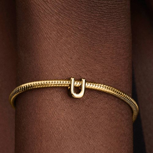 Pandora Letter U Alphabet Charm Pandora Letter U Alphabet Charm