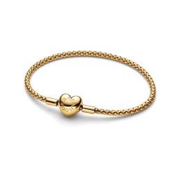 Pandora Heart Clasp Studded Chain Bracelet Pandora Heart Clasp Studded Chain Bracelet