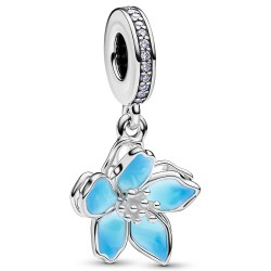 Pandora Blue Blossom Dangle Charm