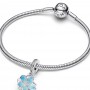 Pandora Blue Blossom Dangle Charm Pandora Blue Blossom Dangle Charm