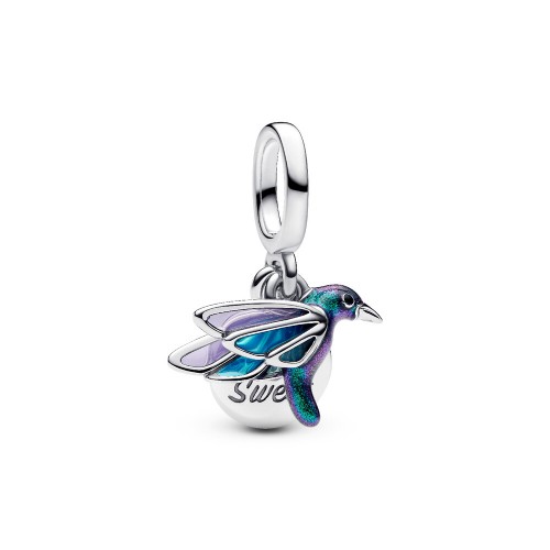 Pandora Hummingbird Double Dangle Charm Pandora Hummingbird Double Dangle Charm