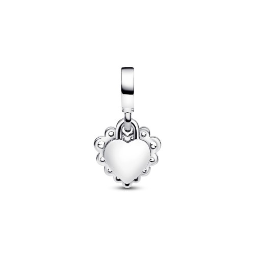 Pandora Sparkling Heart Double Dangle Charm