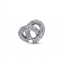 Pandora Pavé Infinity Knot Heart Charm Pandora Pavé Infinity Knot Heart Charm