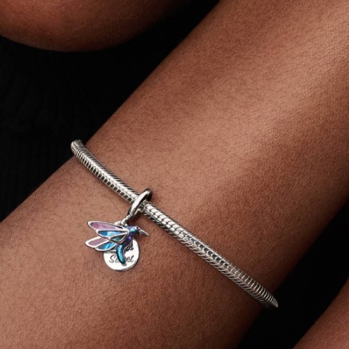 Pandora Hummingbird Double Dangle Charm Pandora Hummingbird Double Dangle Charm