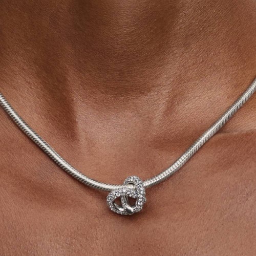 Pandora Pavé Infinity Knot Heart Charm Pandora Pavé Infinity Knot Heart Charm