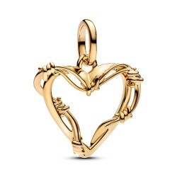 Pandora Wire Heart Dangle Charm Pandora Wire Heart Dangle Charm