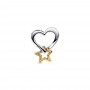 Pandora Lucky Star & Heart Charm Pandora Lucky Star & Heart Charm